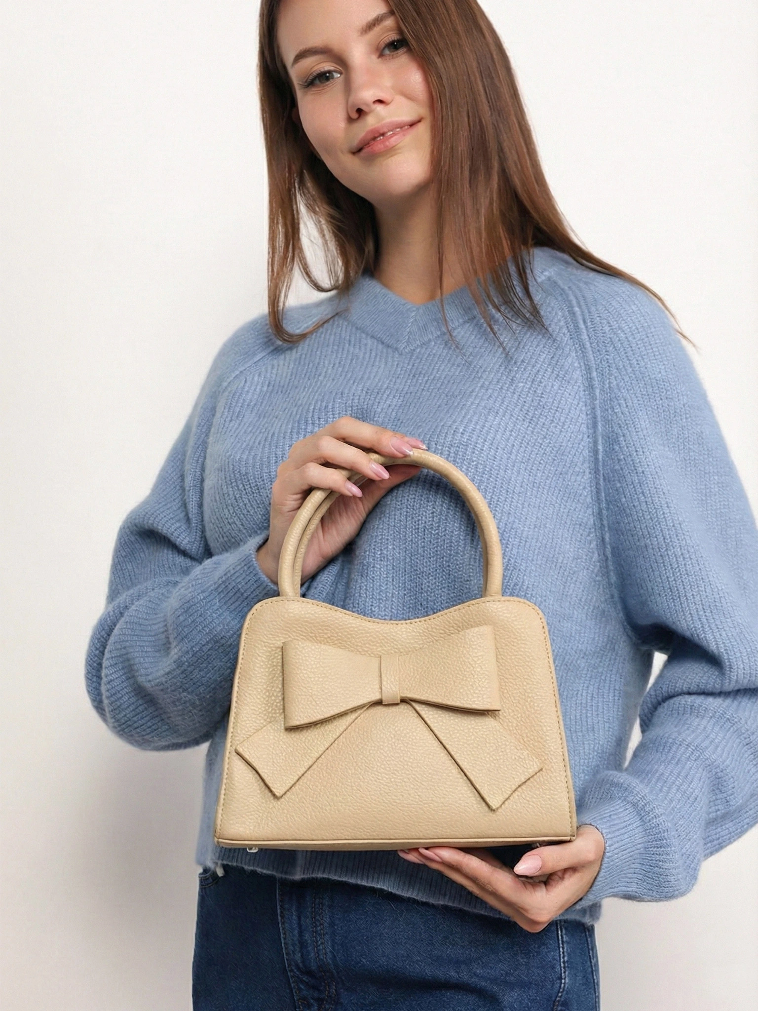 Сумка-тоут с бантом в ассортименте